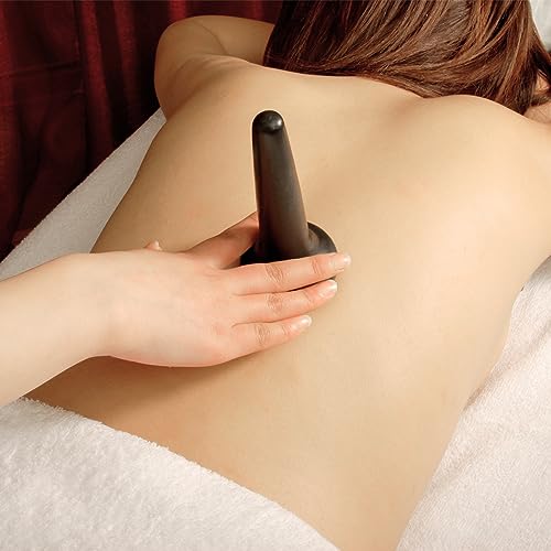 Master Massage Basalt Hot Stone Set for Deep Tissue and Reflexology Therapy