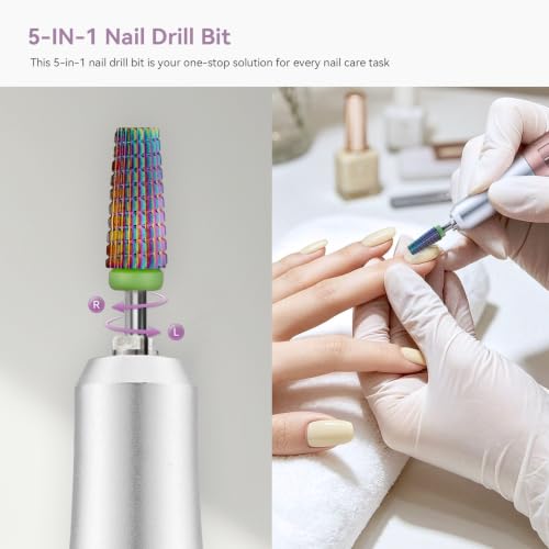 Cordless Electric Nail Drill 50000RPM Portable Salon-Grade Nail File Kit