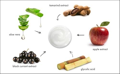 Multi-Fruit AHA Facial Cream for Oily Skin - Hydrating & Exfoliating Treatment