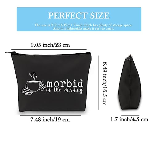True Crime Podcast Lover Gift Crime Show Fans Gift In The Morning True Crime Makeup Bag (Mor bid Bag)