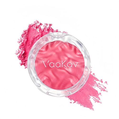 Cream to Powder Blush - Soft Pink Dewy Cheek Tint, Long Lasting Buildable Airbrushed Lip & Cheek Makeup for Mature & Dry Skin, Natural Flush, Cruelty-Free (01 STRAWBERRY MILK, 1 Count)