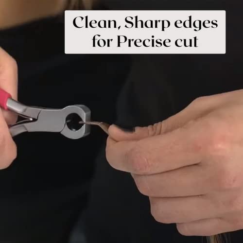 My Hair Tools Keratin Bond Cutter Rainbow Rubber Grip for Hair Extensions