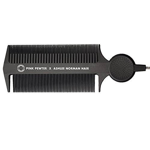 Professional Carbon Fibre Hair Styling Comb for Highlighting & Balayage - Black 11"