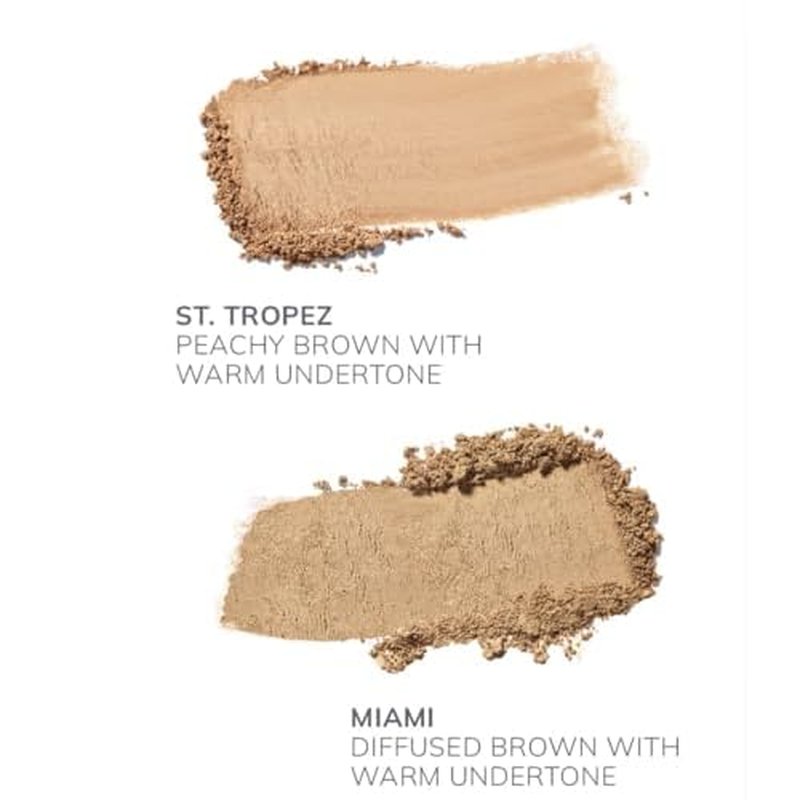 FARMASi Powder Bronzer Blush Skin Makeup, Highly Pigmented, Cushiony Formula with Nourishing Vegetable Squalene and Smooth-Satin Finish, Refreshing Moisture Boost 0.4 fl oz (12 g), Rio