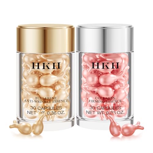 Vitamin C & Retinol Serum Capsules Set - 60 Travel-Friendly Single-Use Pouches