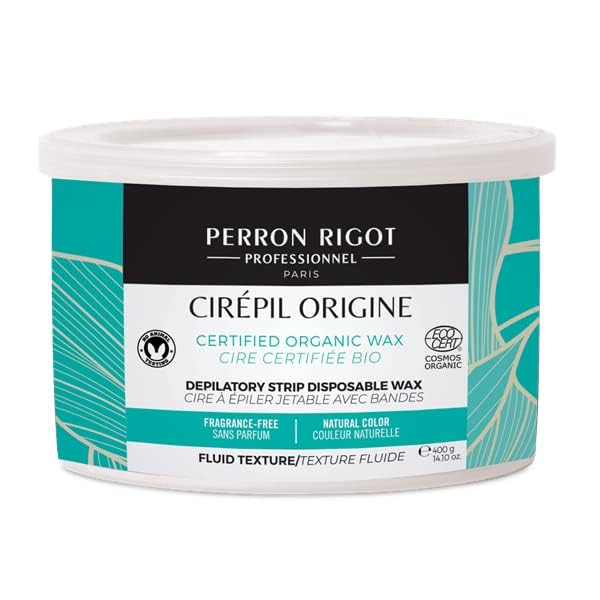 Organic Soft Strip Wax for Hair Removal - 14.11oz, Sensitive Skin Safe