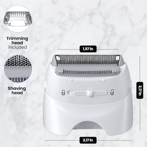Braun Epilator Replacement Head for Silk-épil Series 7 & 9, Waterproof Shaver