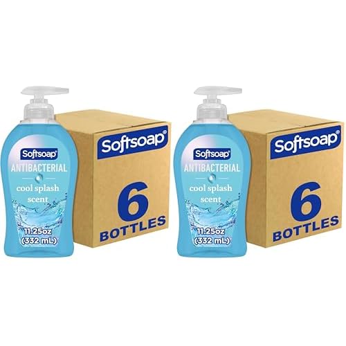 Softsoap Clean & Protect Antibacterial Liquid Hand Soap,Cool Splash Hand Soap,11.25 Ounce,(Pack of 12)