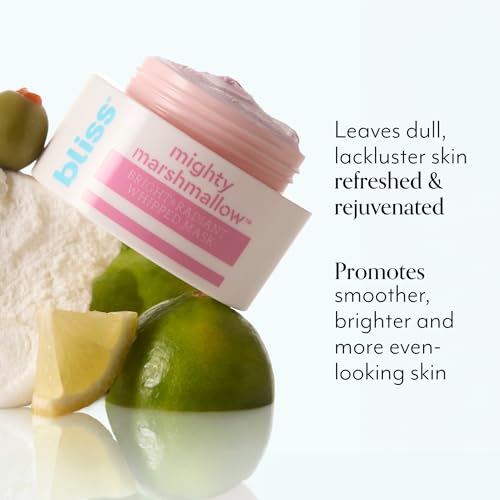 Bliss Radiance-Enhancing Marshmallow & Pumpkin Face Mask Duo for Bright Skin