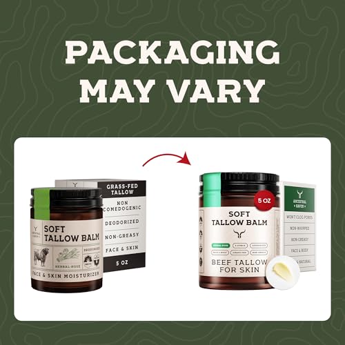Herbal Rose & Honey Orange Tallow Balm Set - Moisturizing Skin & Face Care