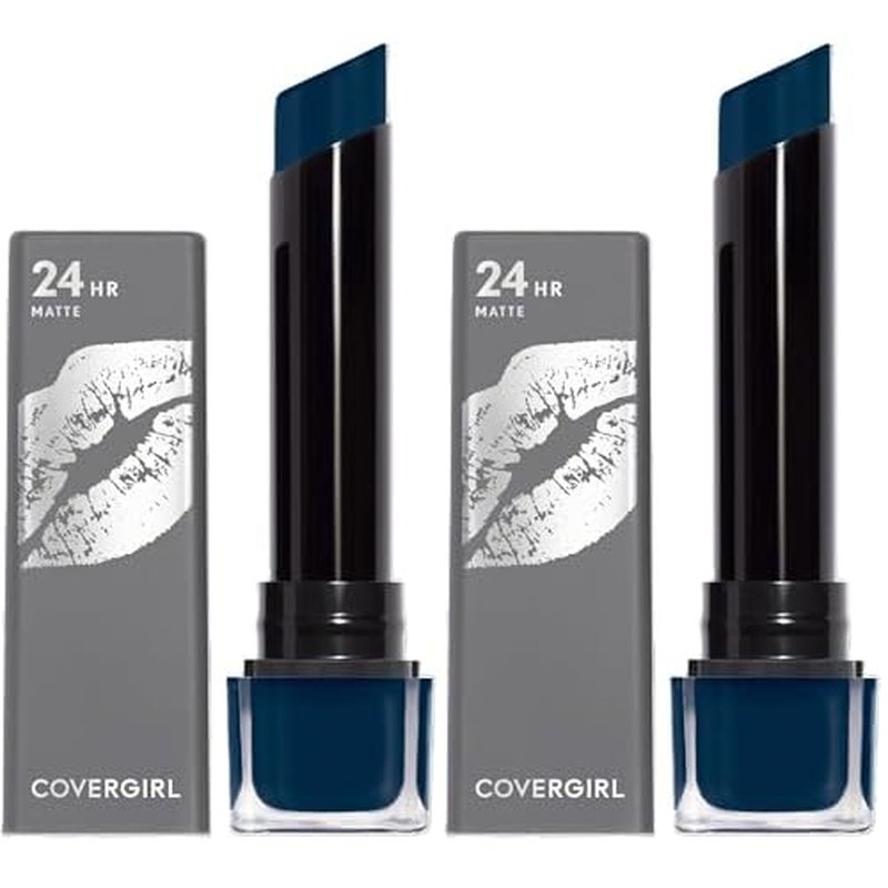 COVERGIRL Exhibitionist Ultra-Matte Lipstick, Come Through (Pack of 2)