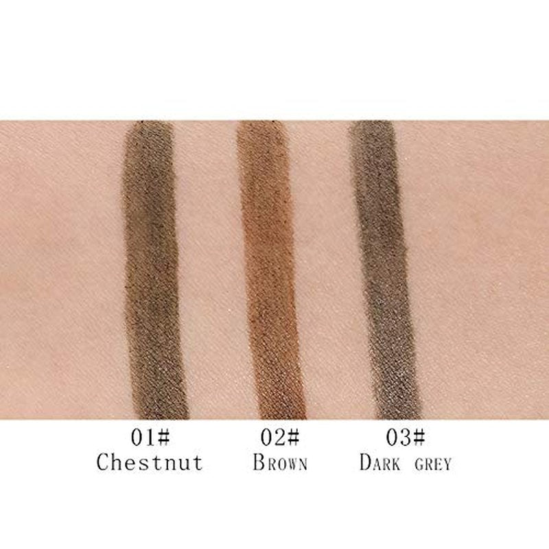 Mint Choice Music Flower Four Tip Eyebrow 24 Hour Tattoo Pen Long lasting, Waterproof and Smudge-Proof (Dark Gray)