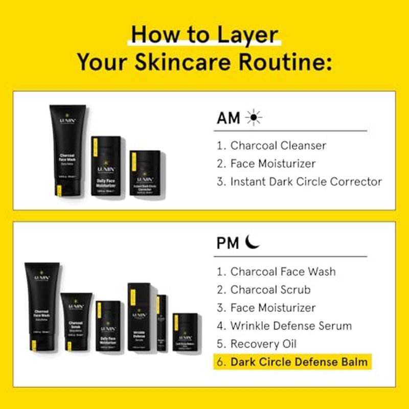 Lumin Recovery Oil for Men ? Hydrating Face Oil Stick with Squalane & Argan Oil, Nourishing Moisture for Dry or Tired-Looking Skin, Travel-Friendly, 8ml