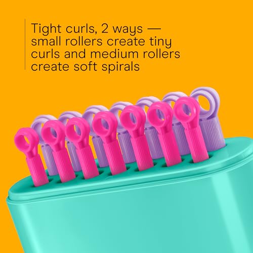 14-Piece Conair Silicone Hot Rollers Set - No Clips Needed, 85-Second Heat-up