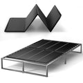 Yarfyk Full Size Bunkie Board 10mm Folding Spring Support Flat Mattress Foundation