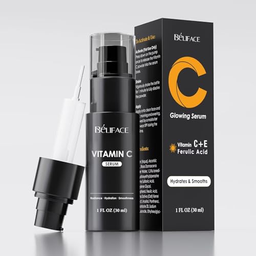 Vitamin C Serum for Face - CE Ferulic Acid Facial Serums - Brightening & Hydrating Anti-Aging Serum for Dark Spots, Uneven Tone & Fine Lines ? Clean, Paraben-Free Formula ? 1 fl oz