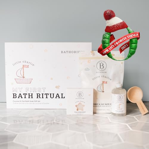 Bathorium Little Charlie Bubble Bath Milk, Gentle & Nourishing for Babies, Enriched with Coconut Milk & Oatmeal, Safe for Sensitive Skin, 8 fl.oz