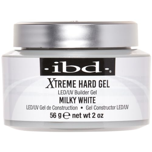 IBD LED UV Builder Gel Milky White - Nail Extensions & Sculpting, 2 oz