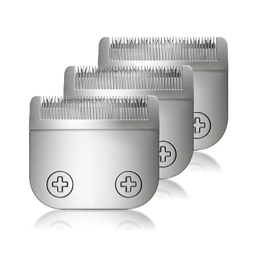 59300 Stainless Steel Replacement Detachable 30mm Standard Blade Compatible with WHAL All in One Lithium Ion Trimmer 9864/9864SS/9686/9818A/9854L/9876L/9854/WSS3L/SS2L etc (3 Pack)