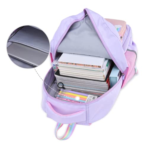 Unicorn Backpack for Kids - Cute Lightweight Laptop Bag, Blue Small