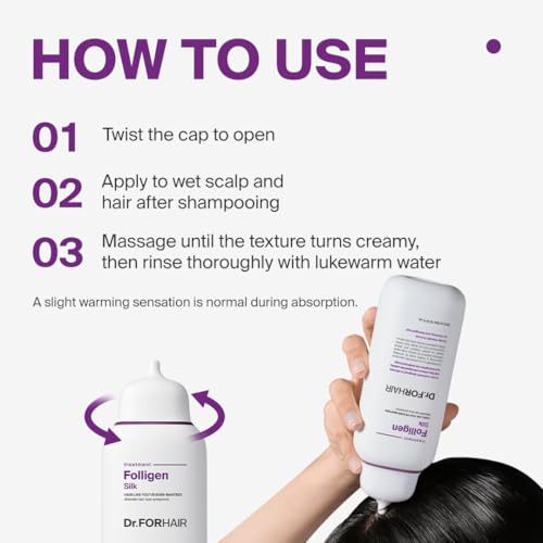 Dr.FORHAIR Folligen Silk Hair Treatment 10.14oz - Scalp & Hair Care
