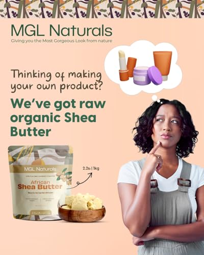 Raw African Shea Butter - 35.3 oz Unrefined Natural Moisturizer for Skin & Hair - Sourced from Ghana