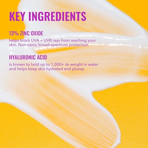 Good Molecules Sheer Mineral Sunscreen SPF 30 Pack of 2 - Hydrating Zinc Face Sunscreen