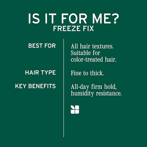 Strong Hold Humidity-Resistant Hairspray for Frizz Control & Shine