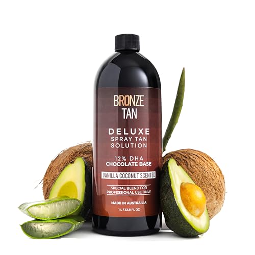 Dark Spray Tan Solution for Spray Tan Machines - 8.45 Fl Oz - Professional Self-Tanning