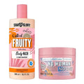 Soap & Glory Call of Fruity Bubble In Paradise Refreshing Body Wash (500ml) & Body Butter (300ml) - Cleanse, Hydrate & Revitalize Skin with Exotic-Cool Tropical Fruit Scented Body Care Essentials