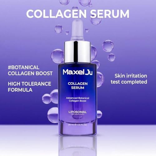Liposomal Collagen Serum for Face with Peptides & Niacinamide - Anti-Aging Hydrating Treatment