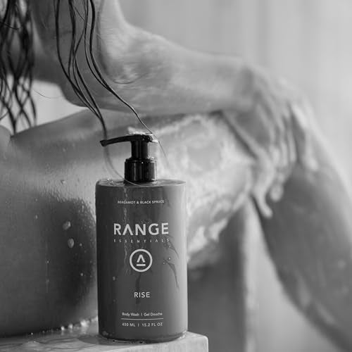 Renew Body Wash, Sandalwood Scent, Moisturizing Hydrating, Gentle Clean, Shower Gel, Paraben-Free, Sulfate-Free, Natural Ingredients, Hyaluronic Acid, Men Women, 450mL (15.2oz)