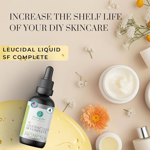Leucidal Liquid SF Complete Natural Preservative for DIY Skincare 4 oz - Pack of 1