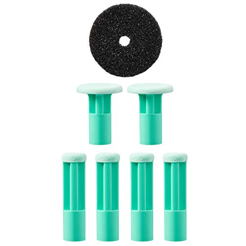 PMD Personal Microderm Replacement Discs Green - 6 Discs & 1 Filter for Classic, Plus, Pro, Man, Elite