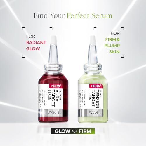 SAM'U PDRN Expert Tension Target Serum - PDRN Salmon DNA retinol serum with Collagen & Peptides for skin firming & elasticity, Korean Skin Care