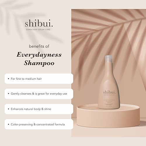 SHIBUI Everydayness Shampoo with Rose Water & Saké - 12 Fl Oz
