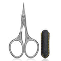 GERMANIKURE Solingen Cuticle Scissors with Leather Sleeve - Tower Point, Handcrafted