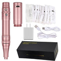 Rotary Tattoo Machine for Permanent Makeup Rose Gold with 10 Needles