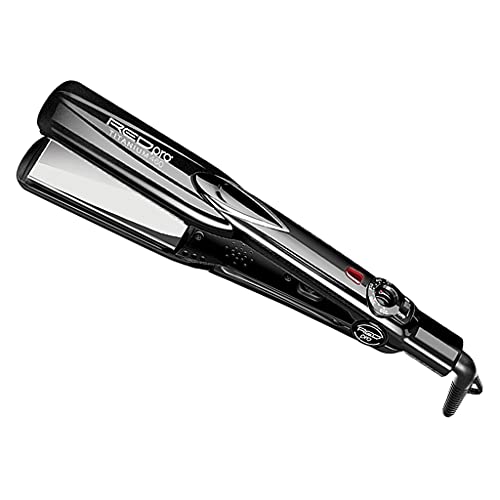 Pro Titanium Flat Iron 1.5 Inch Hair Straightener for Silk Press & Frizz Control