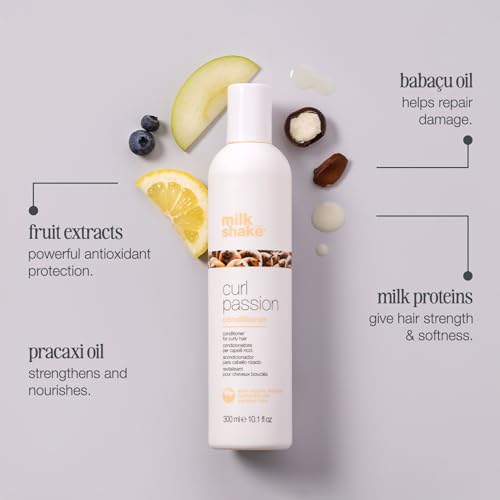 milk_shake Curl Passion Conditioner 10.1 Fl Oz for Long-Lasting Curly Hair