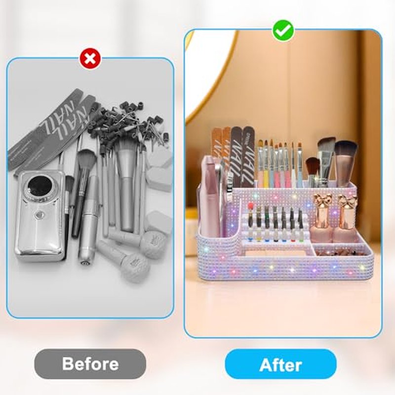 3 in 1 Automatic Electric Nail Clipper Smart Nail Clipper with Polishing, Dust Storage & LED Light 2-Speed Adjustable USB Rechargeable Nail Trimmer for Seniors Kids Adults