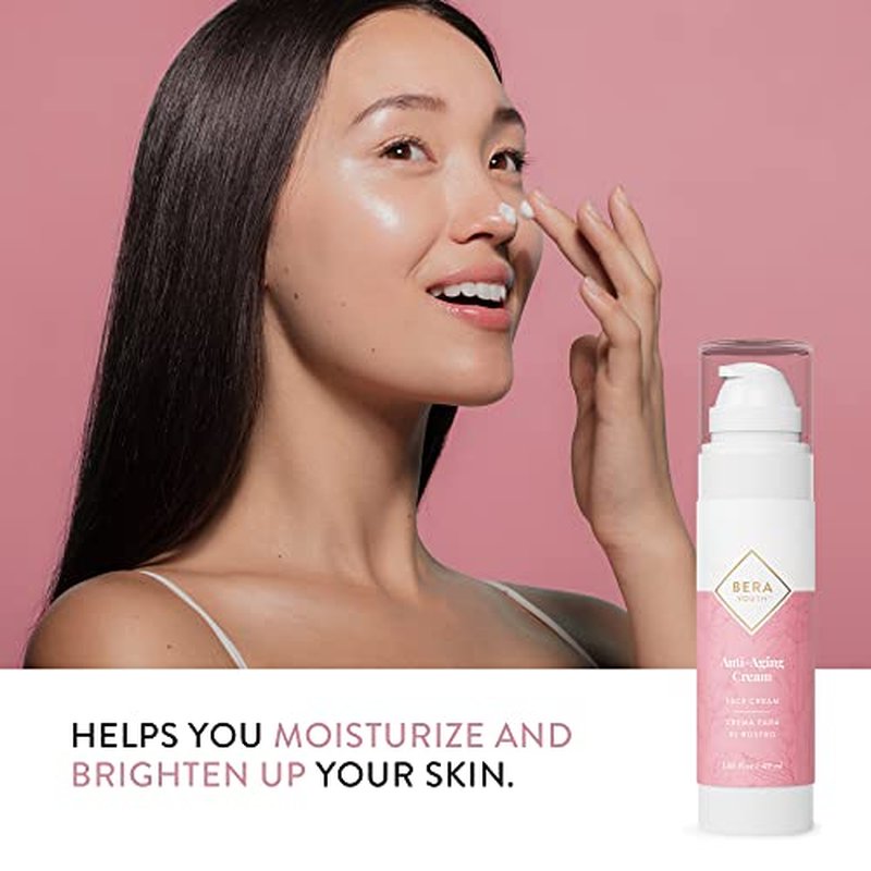 Anti-Aging Cream, Facial Moisturizer, With Plant Stem Cells, Helps Reduce Wrinkles, 100% Natural Ingredients, Cruelty Free, by L¡¯Eudine