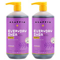 Lavender Shea Shampoo 2-Pack - Sulfate-Free Moisturizing Hair Care 64 Fl Oz