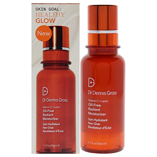 Oil-Free Vitamin C Lactic Acid Moisturizer for Radiant Skin - 1.7 oz