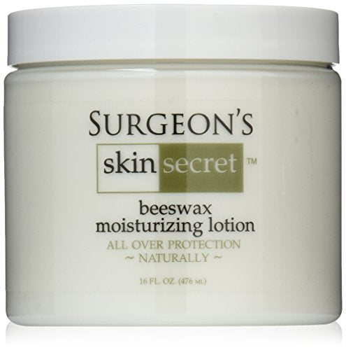 Moisturizing Beeswax Lotion 16oz with Lavender Scent, Quick Absorption