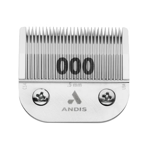 Detachable Clipper Blade 0.5mm for Hair & Pet Grooming - Chrome-Infused