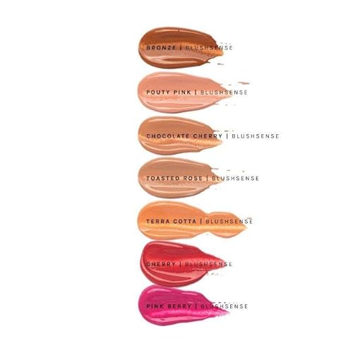 SeneGence BlushSense Cream Blush, Chocolate Cherry, 0.25 Oz, Blendable Hydrating Formula with SenePlex+ for Anti-Aging Benefits, Enriched with Vitamins B & E