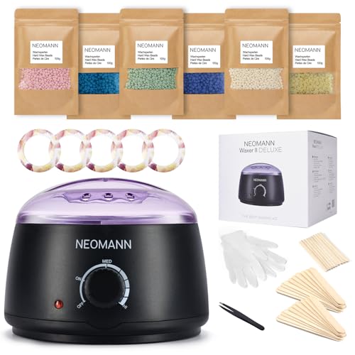 All-in-One Waxing Kit for Women and Men with Wax Pot and Hard Wax Beans