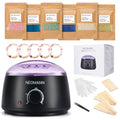 All-in-One Waxing Kit for Women and Men with Wax Pot and Hard Wax Beans