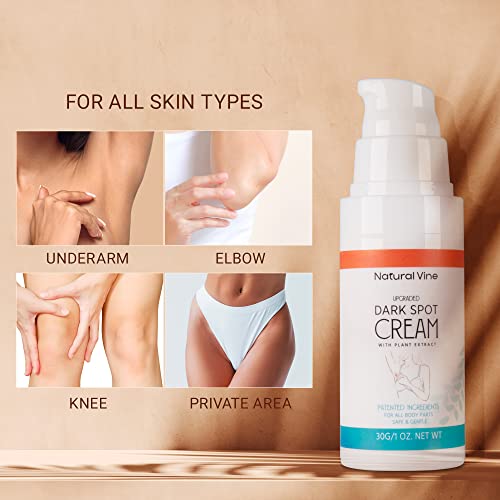 Natural Vine Dark Spot Corrector: Dark Spot Remover for Body in 4-8 Weeks - Instant Concealing & Age Brown Sun Faded Spot Remover Melasma Freckles Correcting with Niacinamide for Women & Men 30g